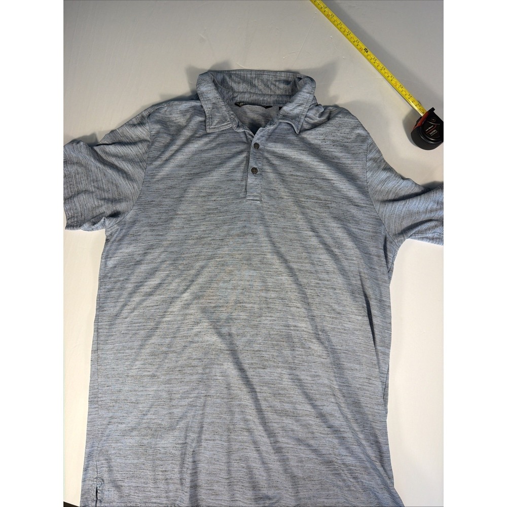 TravisMathew Men's XL Heather Gray Performance Golf Polo Shirt Short Sleeve